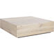 Frezco 59 X 59 inch Light Oak Coffee Table